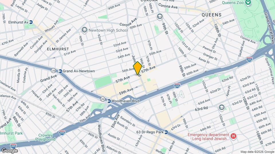 57-10 Junction Blvd Map and Location Details