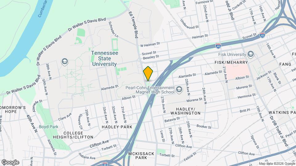 2723 Alameda St Map and Location Details