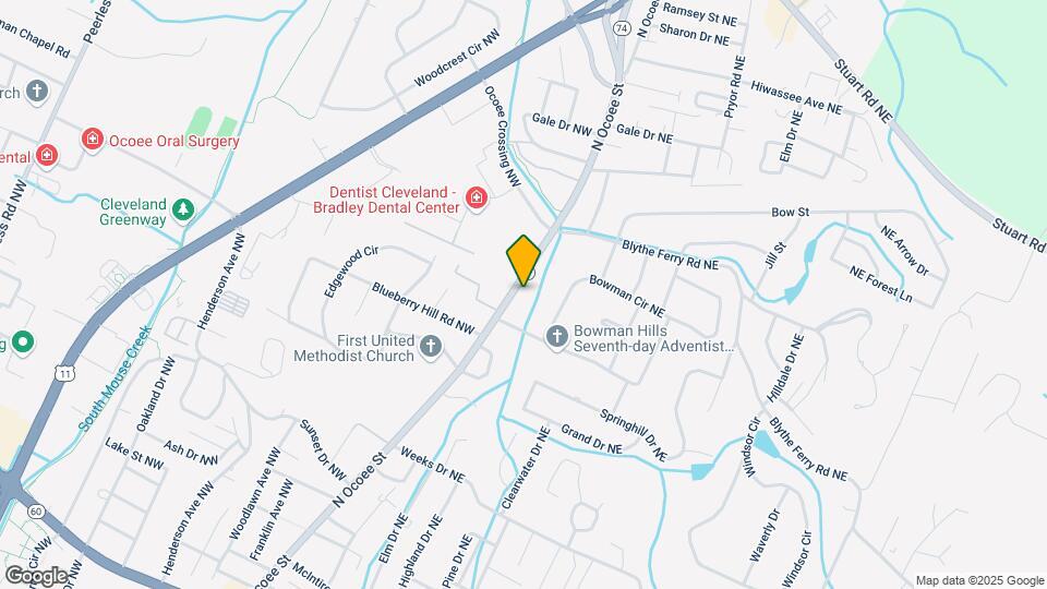 3620 Ocoee St Map and Location Details