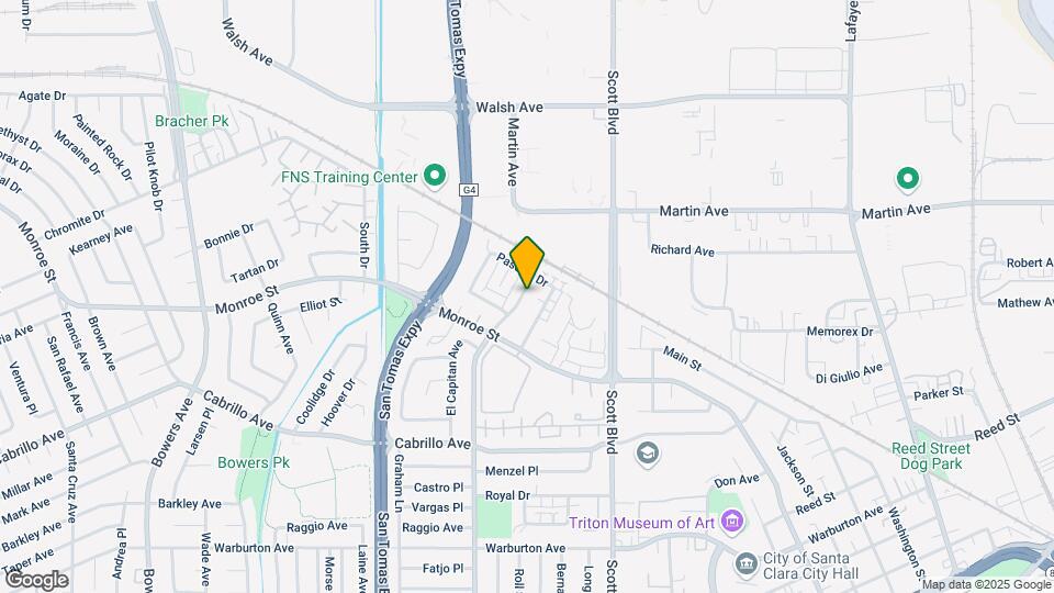 2277 Los Padres Blvd Map and Location Details