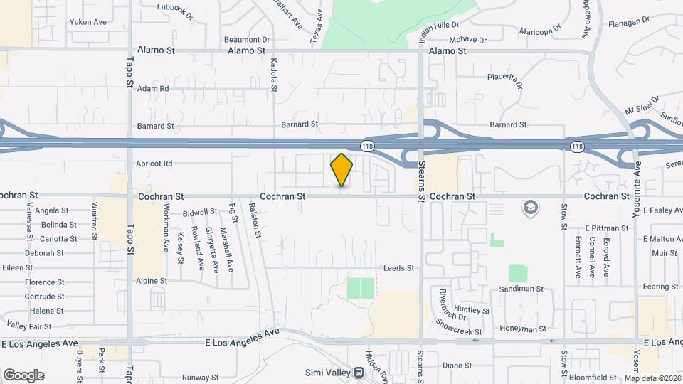 4989 E Cochran St Map and Location Details