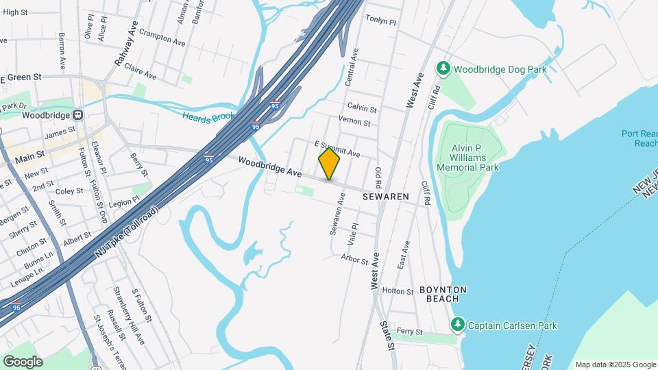 120 Woodbridge Ave Map and Location Details