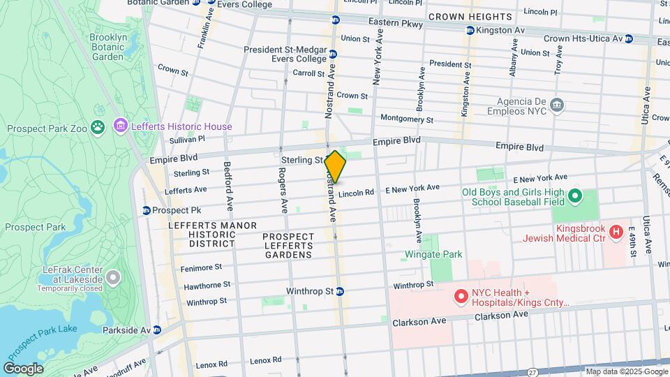 1069 Nostrand Ave Mapa y Detalles de la Ubicación