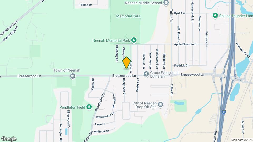1495 Breezewood Ln Map and Location Details