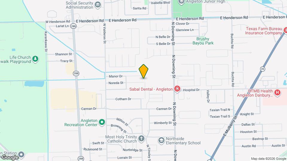 909 Noreda St Map and Location Details