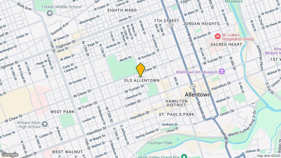 230 N 10th St Map and Location Details