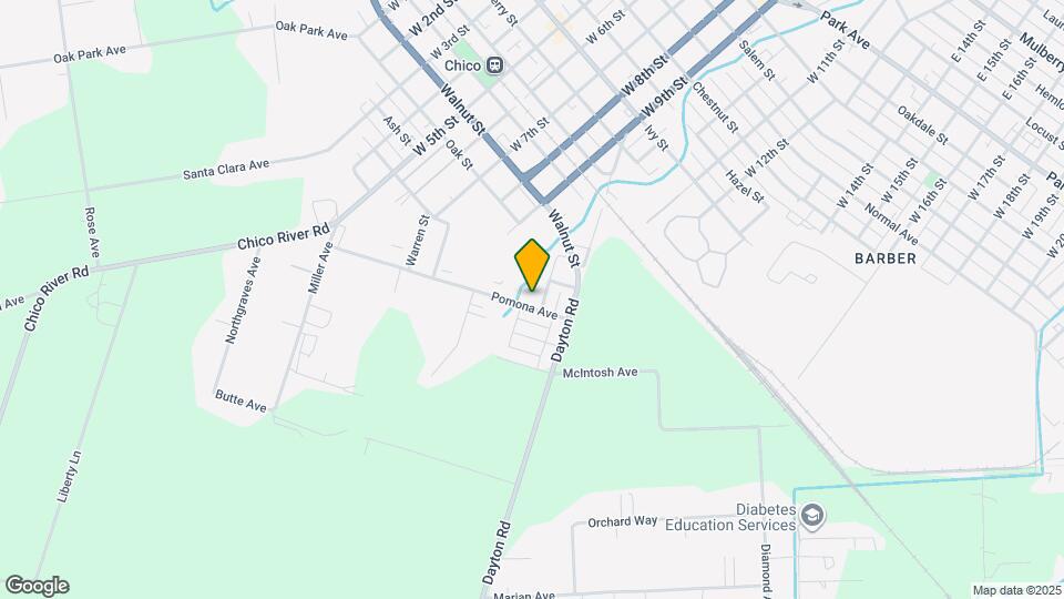 925 Pomona Ave Map and Location Details