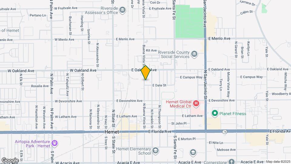 410 N Buena Vista St Map and Location Details