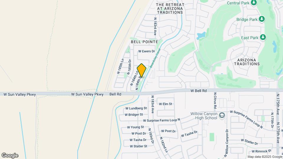17159 N 184th Dr Map and Location Details
