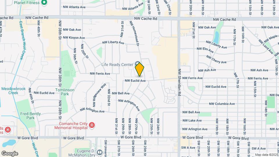 2903 NW Euclid Ave Map and Location Details