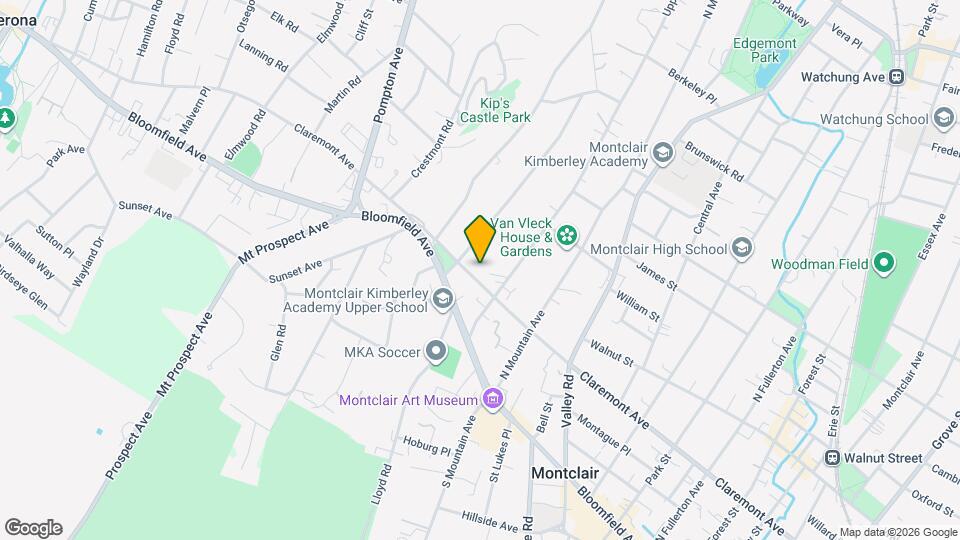 373 Claremont Ave Mapa y Detalles de la Ubicación