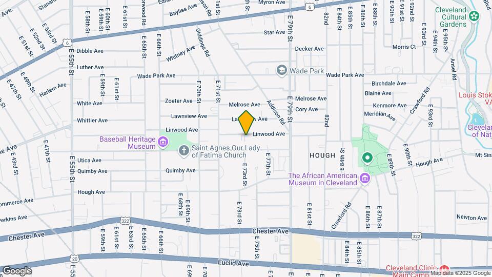 7410 Linwood Ave Mapa y Detalles de la Ubicación