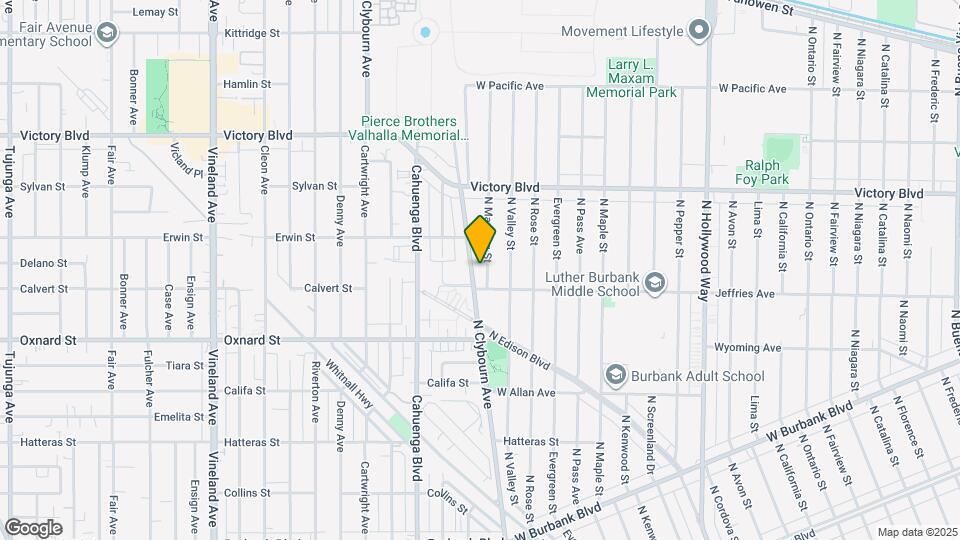 1913 N Manning St Map and Location Details