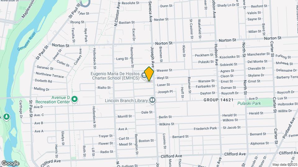 73 Leo St, Unit Upstairs Map and Location Details