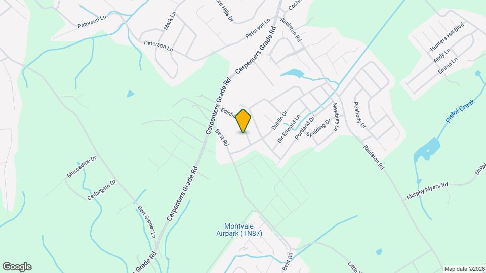 1245 Edinburgh Dr Map and Location Details