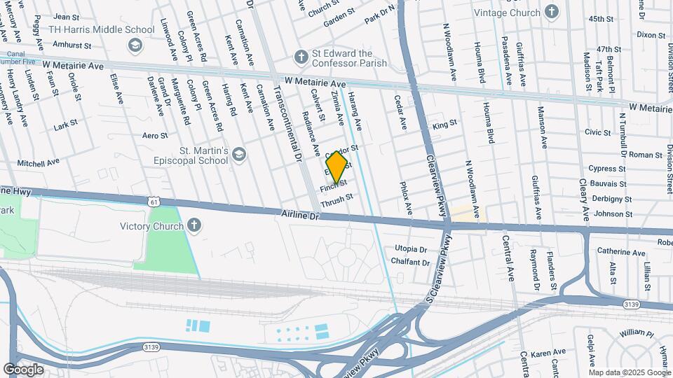 4832 Finch St Map and Location Details