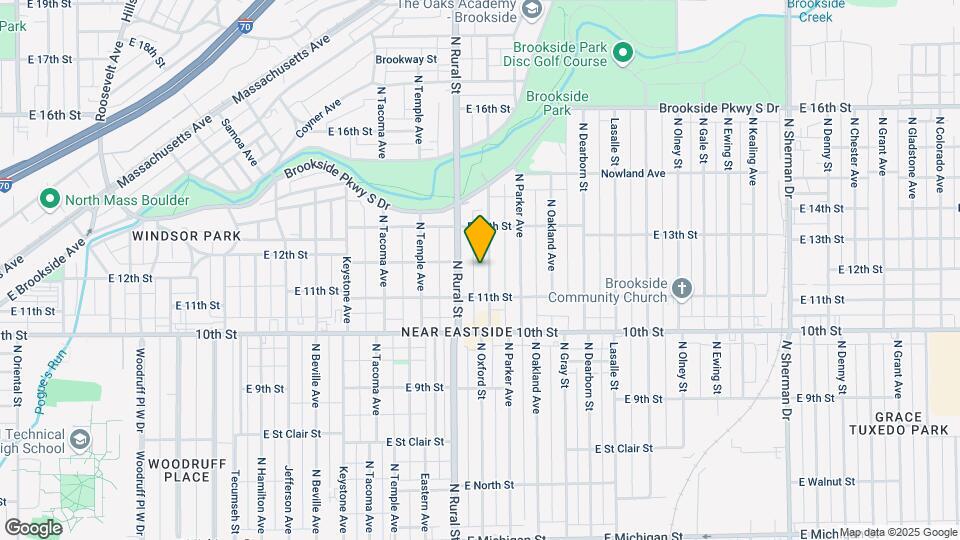 1132 N Oxford St Map and Location Details