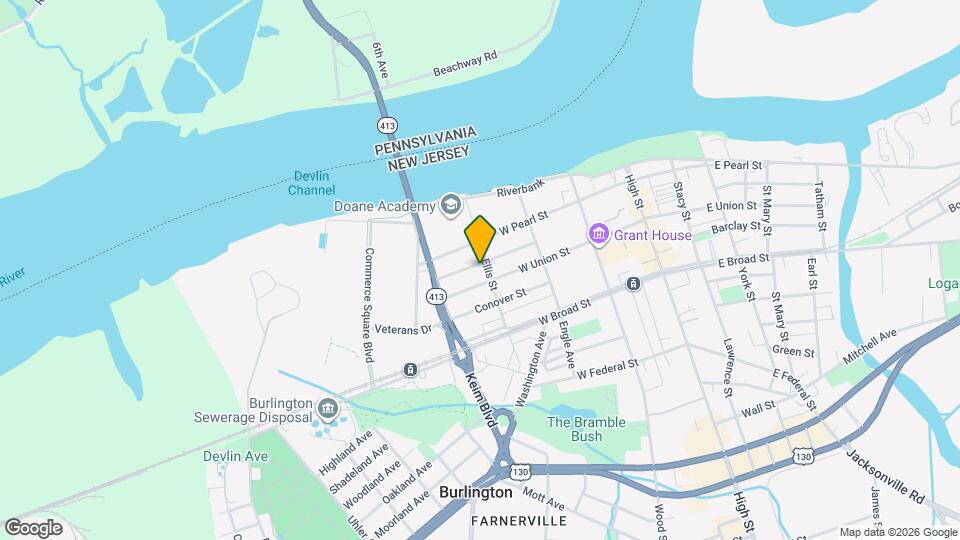 308 Brown St Map and Location Details