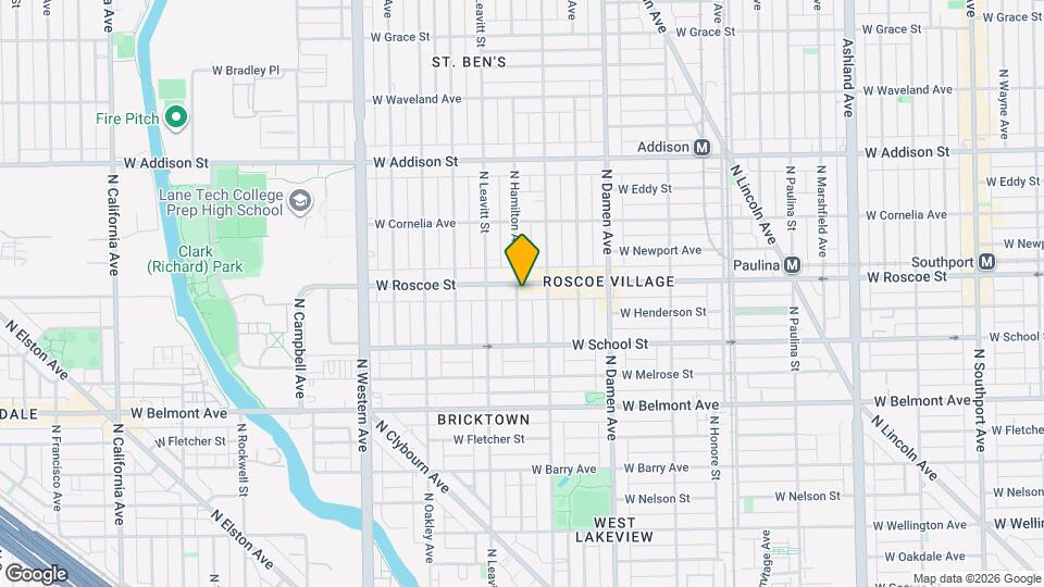 3355 N Hamilton Ave, Unit A Map and Location Details