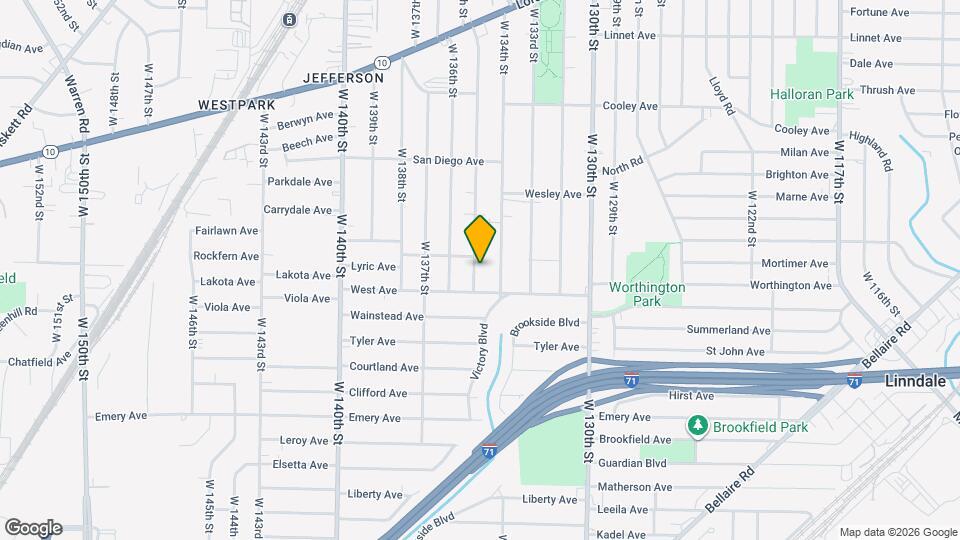 3873 W 135th St Mapa y Detalles de la Ubicación