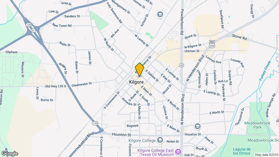 114 N Kilgore St Mapa y Detalles de la Ubicación