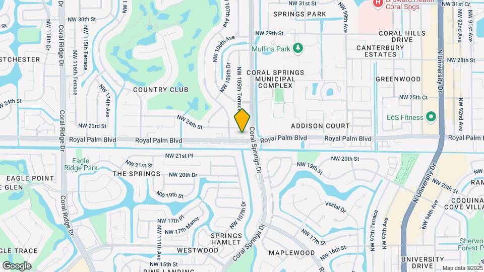 10571 Royal Palm Blvd, Unit ROYAL PALM Map and Location Details