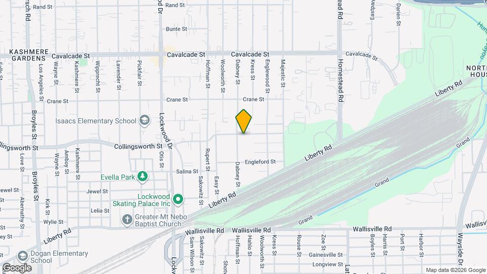 6010 Collingsworth St Map and Location Details