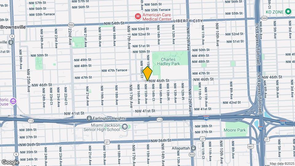 1482 NW 46th St Map and Location Details
