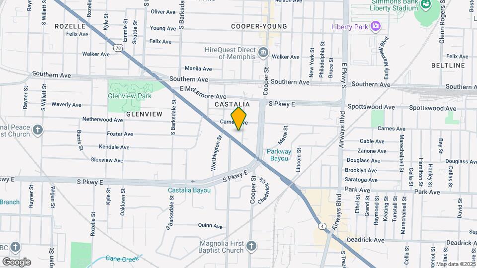 1225 Tanglewood St Map and Location Details