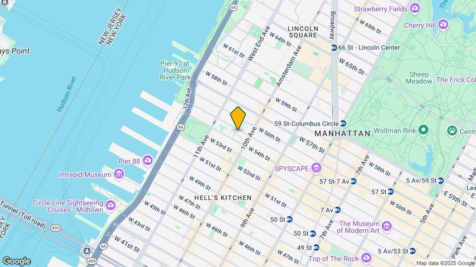 508-510 W 55th St Map and Location Details