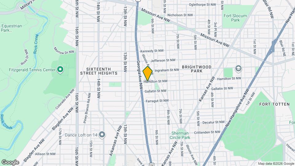 918 Hamilton St NW Map and Location Details