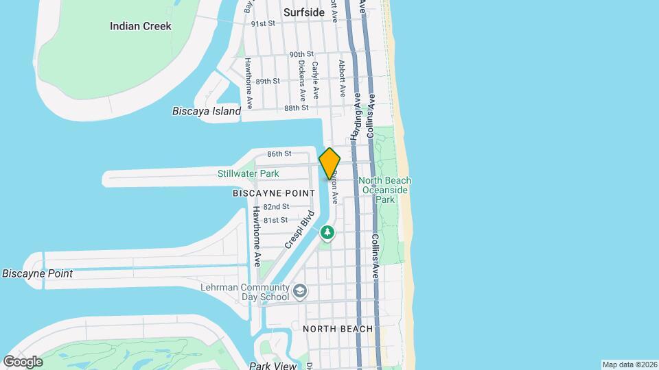 8340 Byron Ave Map and Location Details