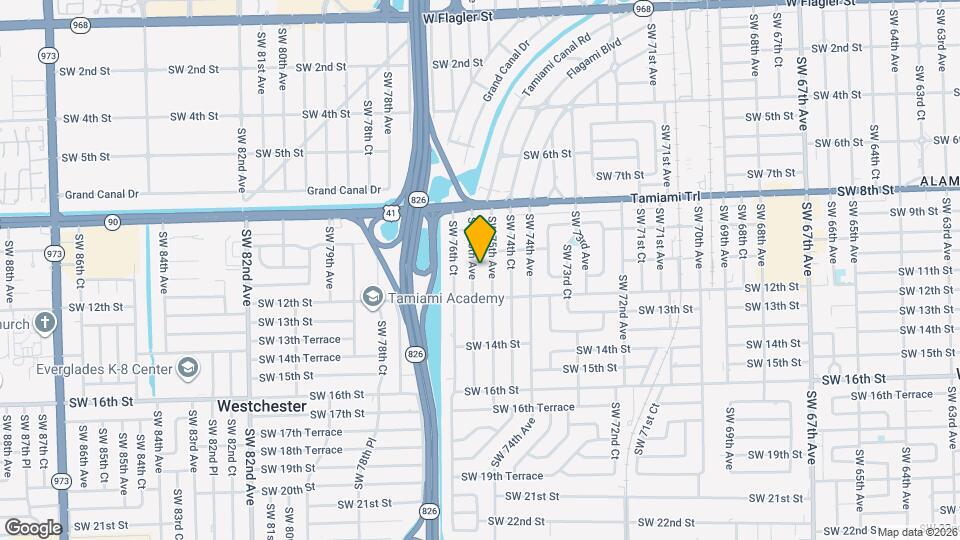 1037 SW 76th Ave Map and Location Details