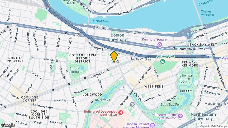 906 Beacon St, Unit 507 Map and Location Details
