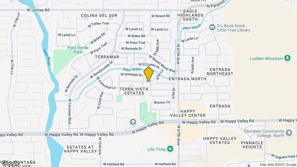 25602 N 68th Dr Map and Location Details