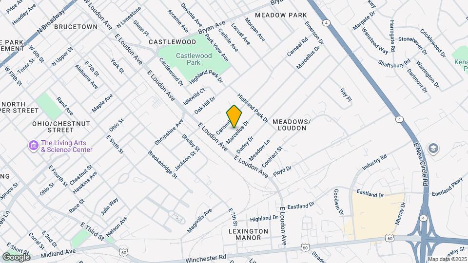 821 Marcellus Dr Map and Location Details