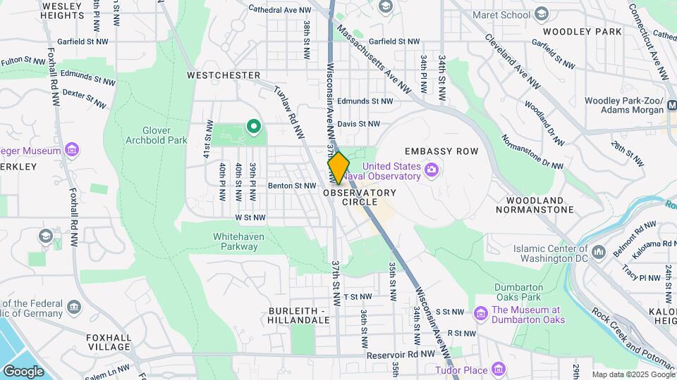 2317 37th St NW Map and Location Details