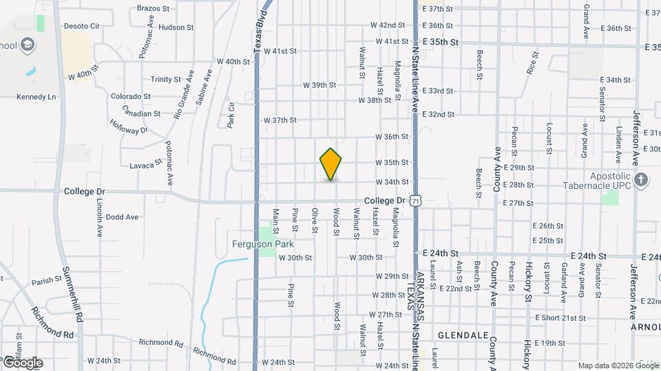 3309 Wood St Map and Location Details
