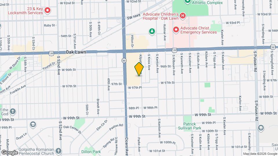 9628 Kilpatrick Ave, Unit 1 Map and Location Details