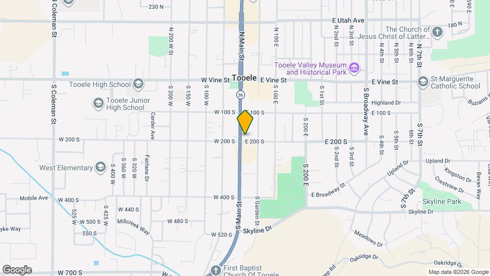 193 S Main St Map and Location Details