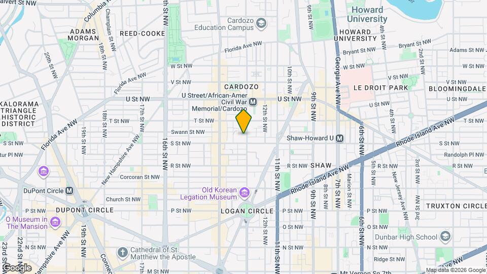 1810 13th St NW Map and Location Details