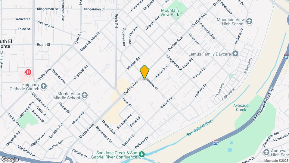 2146-2150 Durfee Ave Map and Location Details