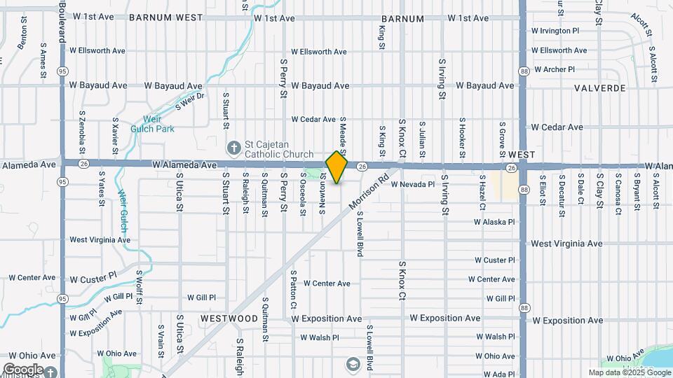 363 S Meade St Map and Location Details