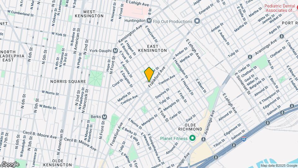2422 Frankford Ave Map and Location Details