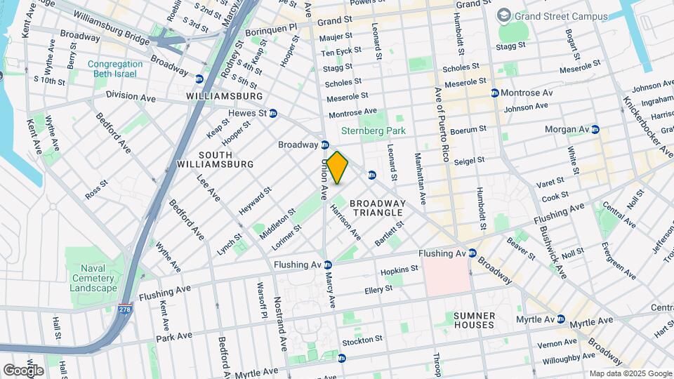 153 Lorimer St Map and Location Details
