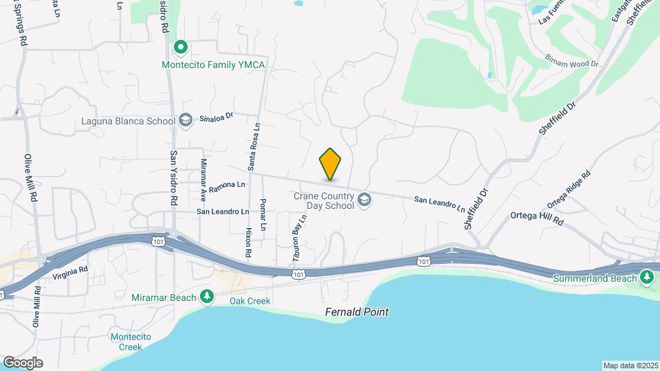 007 San Leandro Ln Map and Location Details