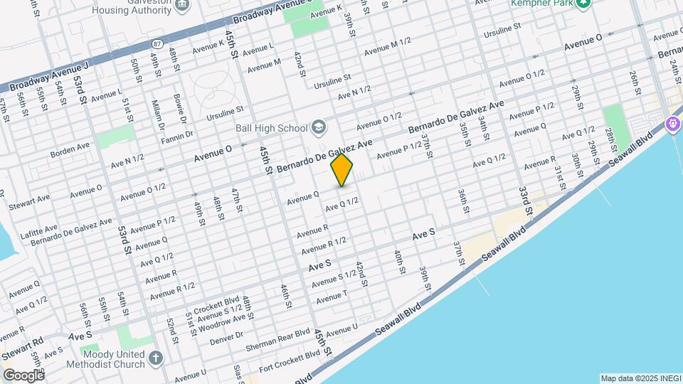 4123 Avenue Q Map and Location Details