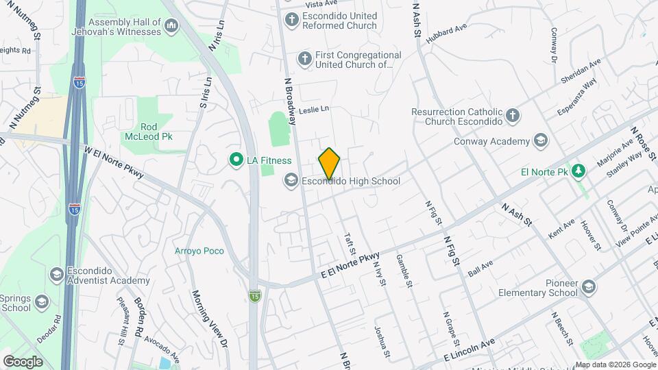 214 Sheridan Ave Map and Location Details