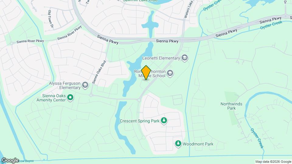 10514 Morning Oaks Dr Mapa y Detalles de la Ubicación