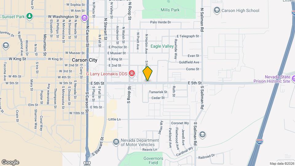 935 E 5th St Map and Location Details